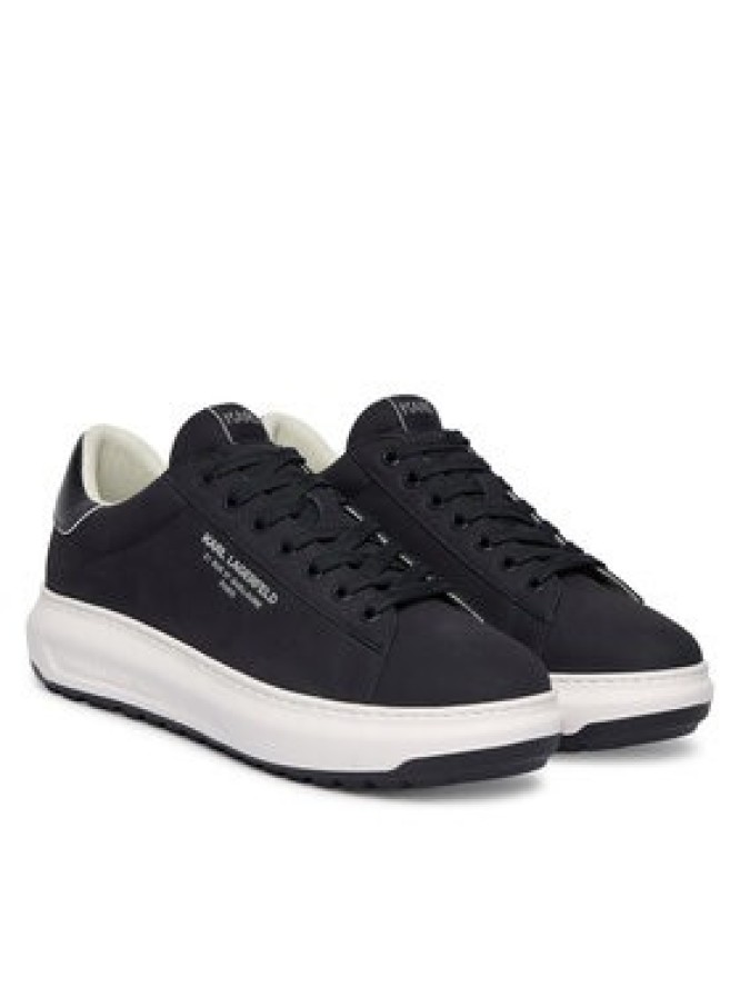 KARL LAGERFELD Sneakersy Kapri Lug KL57522 Granatowy