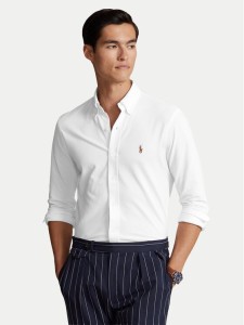 Polo Ralph Lauren Koszula 710932545002 Biały Custom Fit