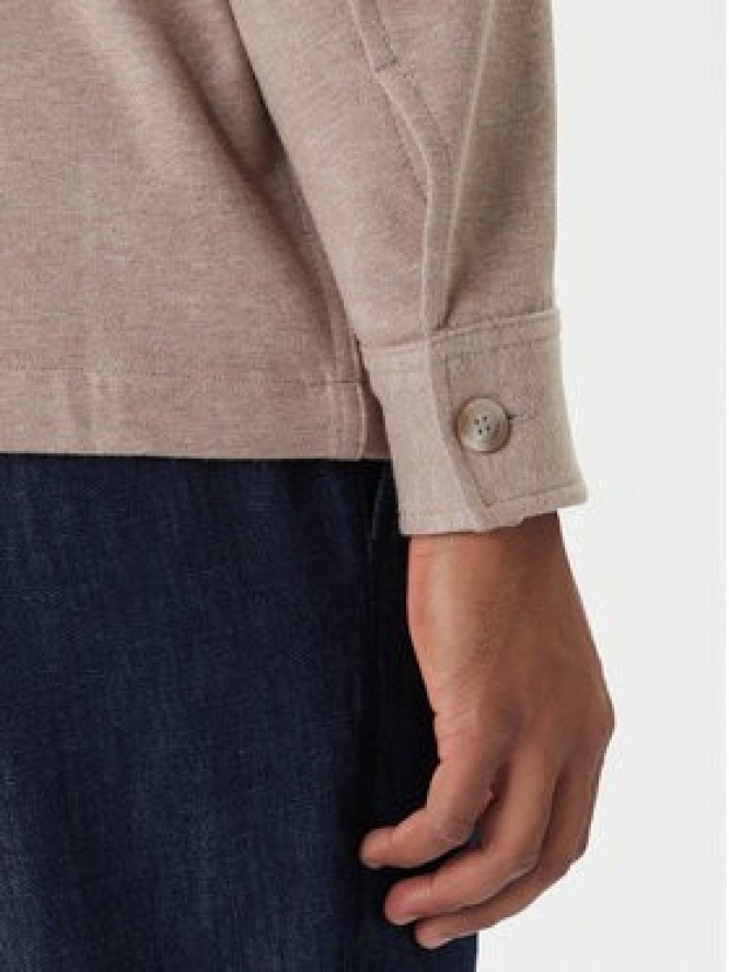 Guess Kurtka przejściowa M5BP28 K0801 Beżowy Classic Fit