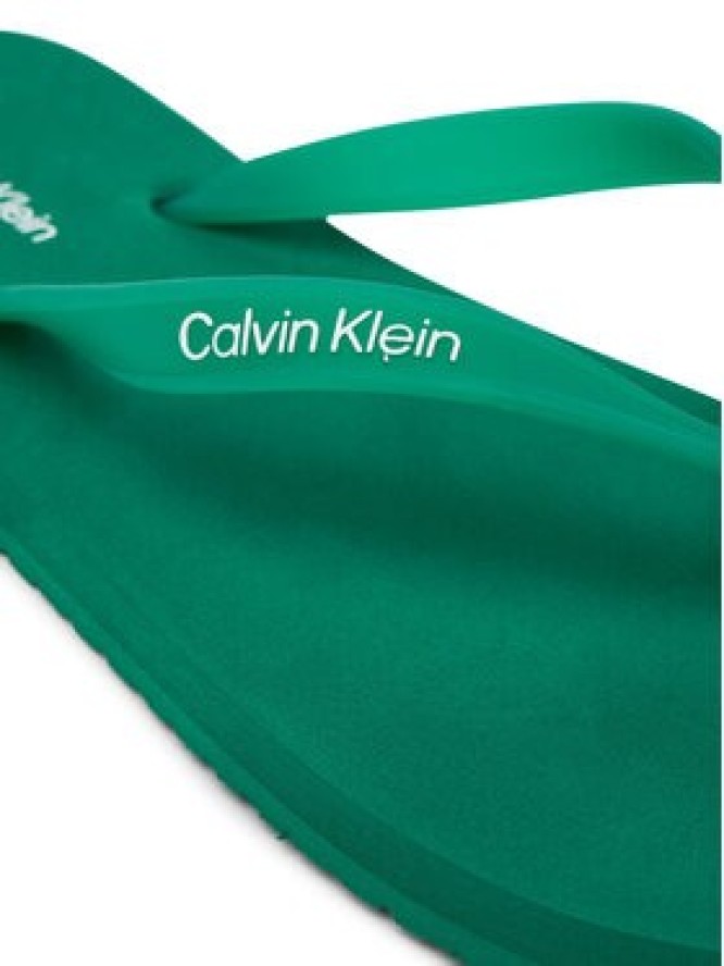 Calvin Klein Japonki Logo Strap HM0HM02105 Zielony