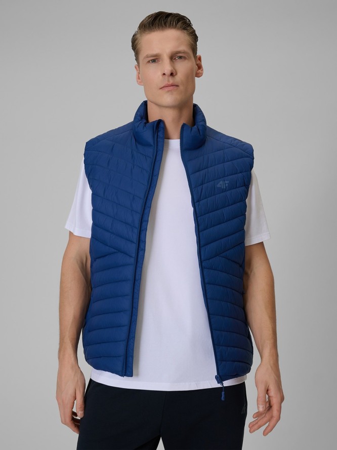 4F Bezrękawnik z wypełnieniem syntetycznym męski - granatowy 3XL