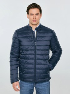 Kurtka męska pikowana granatowa Kamilos 403