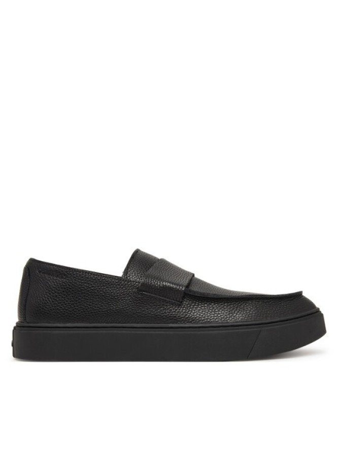 Calvin Klein Loafersy Hybrid Clean Loafer Band Tum Lth HM0HM02184 Czarny