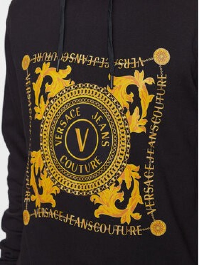 Versace Jeans Couture Bluza 75GAIF07 Czarny Regular Fit