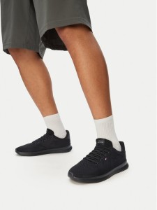 Tommy Hilfiger Sneakersy Lightweight Runner FM0FM05909 Czarny