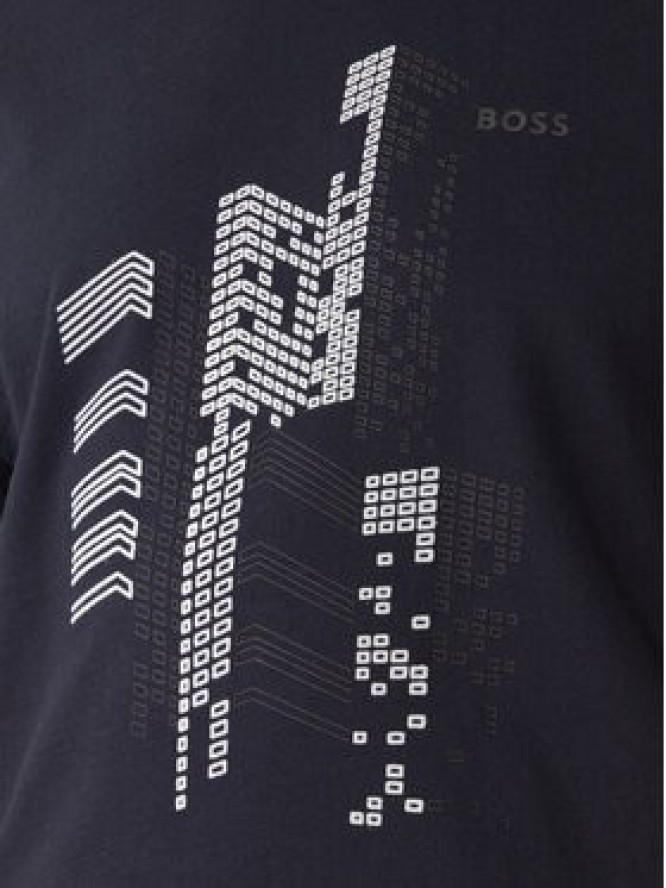 BOSS T-Shirt GRX Zone 50552184 Granatowy Relaxed Fit
