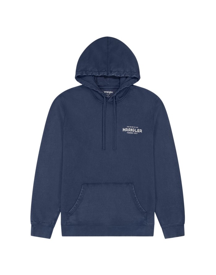 WRANGLER MĘSKA BLUZA GRAPHIC HOODIE NAVY 112350540 W671011976