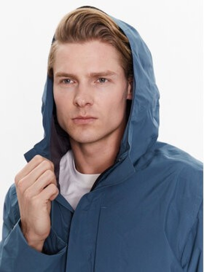 Jack Wolfskin Kurtka przeciwdeszczowa Goldgewann 1115761 Niebieski Regular Fit