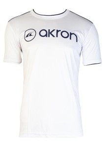 T-shirt techniczny Akron Denis - Biały/Marynarski - Rozmiar XXL