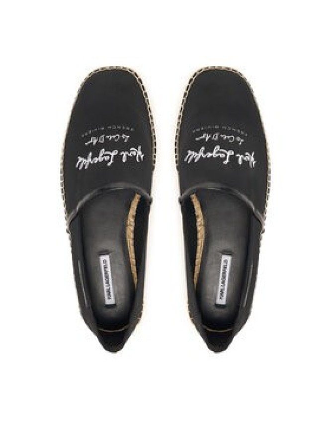 KARL LAGERFELD Espadryle KL70126 Czarny
