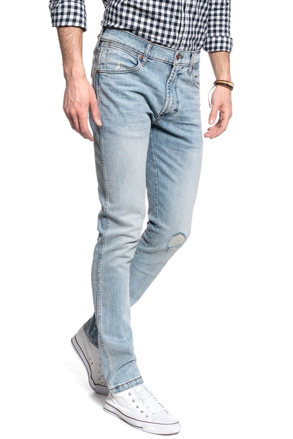 SPODNIE MĘSKIE WRANGLER LARSTON DUSTY LIGHT W18S59308 112127423