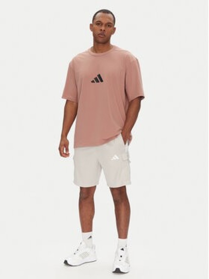 adidas T-Shirt Z.N.E. JC5480 Różowy Loose Fit