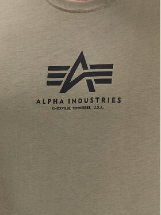 Alpha Industries T-Shirt Basic 118533 Beżowy Regular Fit