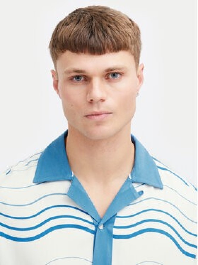 Solid Koszula Ibbs 21108204 Niebieski Relaxed Fit