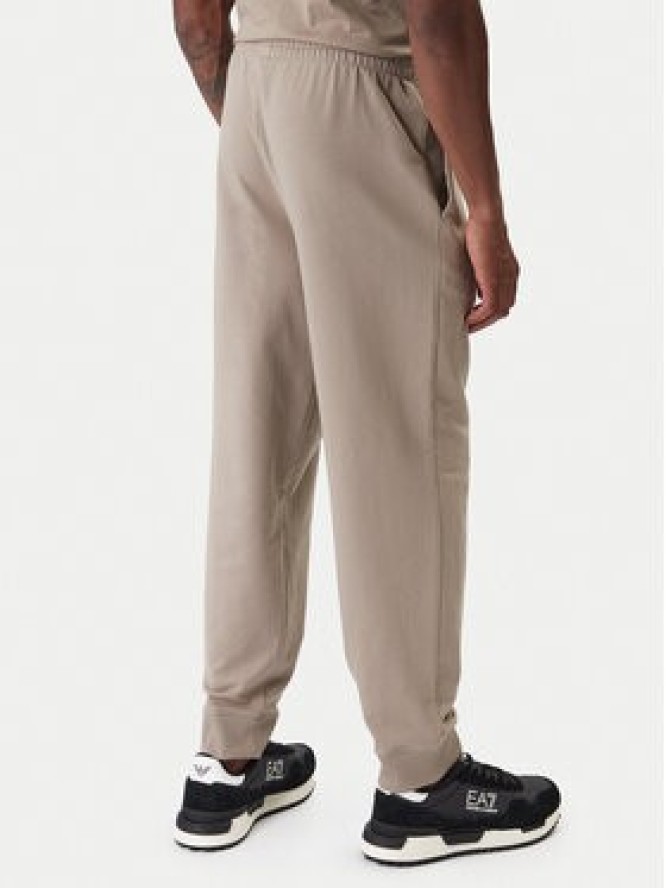 EA7 Emporio Armani Spodnie dresowe 7M001316 AF13512 U6167 Beżowy Regular Fit