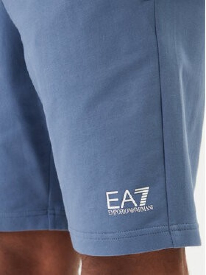 EA7 Emporio Armani Szorty sportowe 8NPS65 PJVRZ UB064 Niebieski Regular Fit