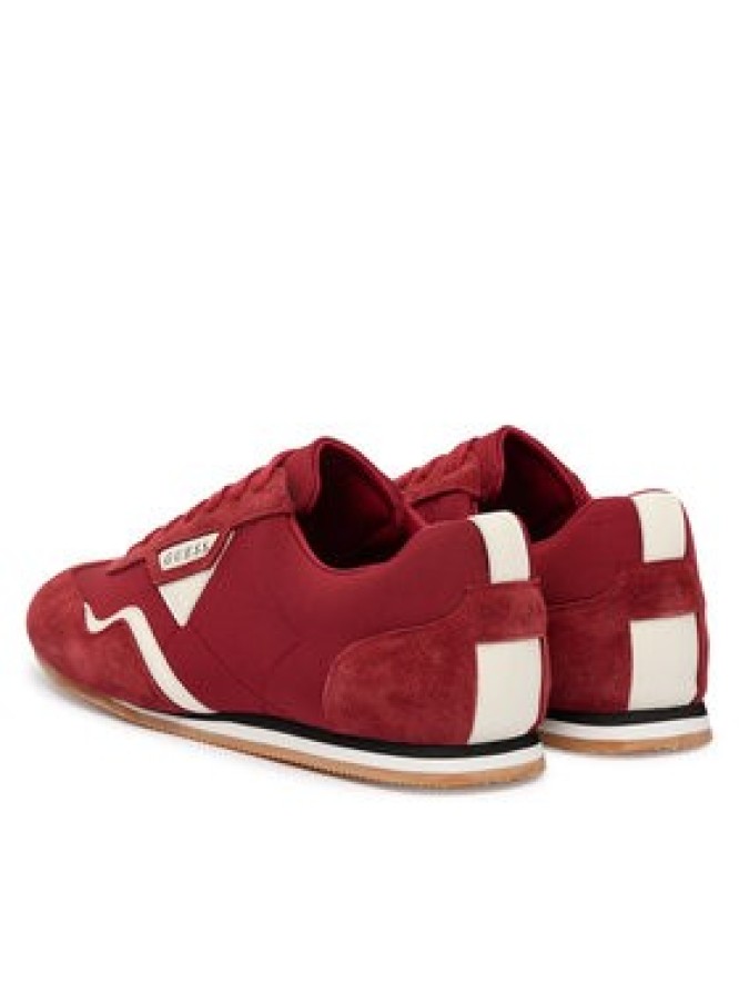 Guess Sneakersy FMPOLM ELL12 Czerwony