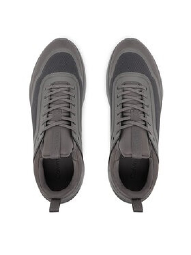 Calvin Klein Sneakersy Light Eva Run Lace Sock Mm HM0HM02164 Brązowy