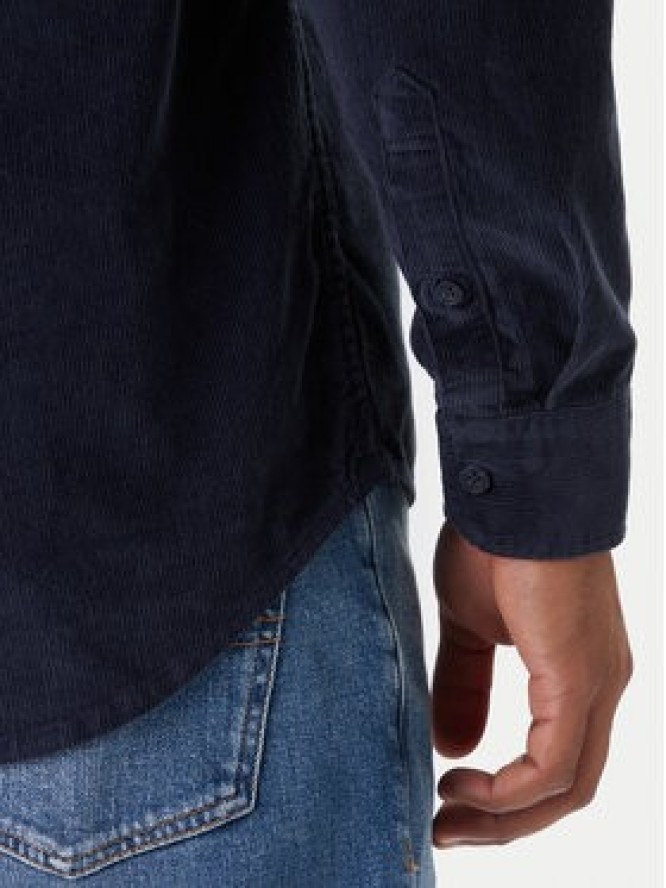 Tommy Jeans Koszula Baby Cord DM0DM22021 Granatowy Regular Fit