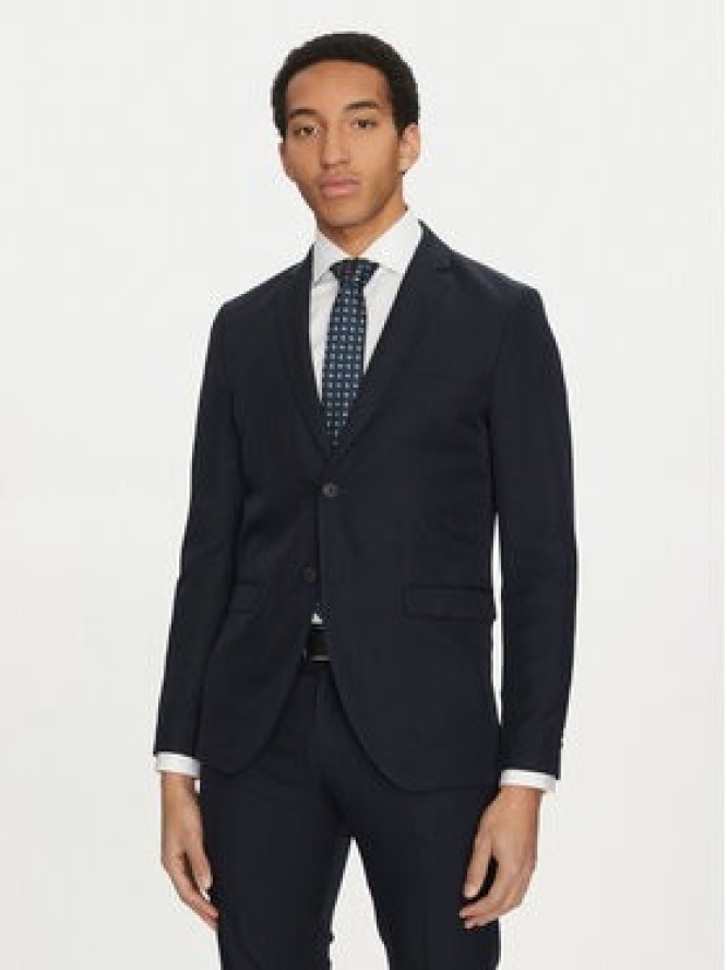 BOSS Krawat H-Tie 50532253 Granatowy