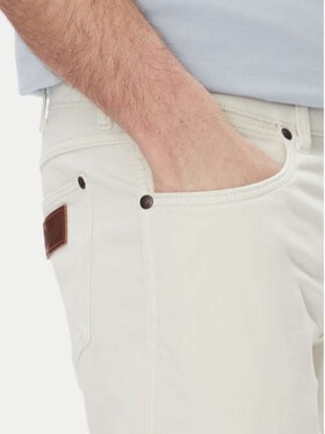 Wrangler Jeansy Greensboro 112362435 Beżowy Straight Fit
