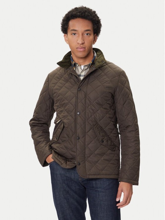 Barbour Kurtka przejściowa Chelsea MQU0006OL51 Zielony Regular Fit