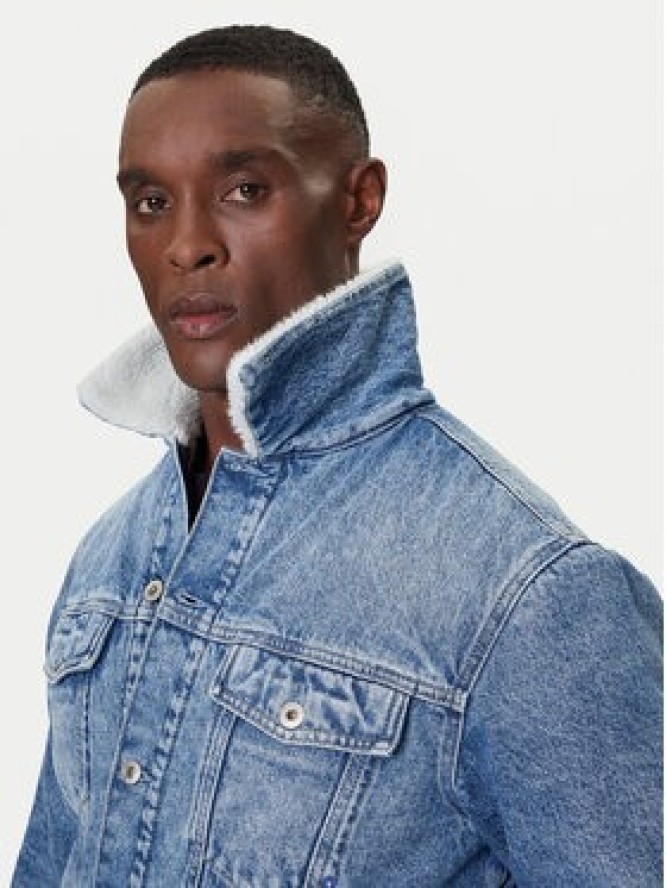 Karl Lagerfeld Jeans Kurtka jeansowa A4M14014 Niebieski Regular Fit