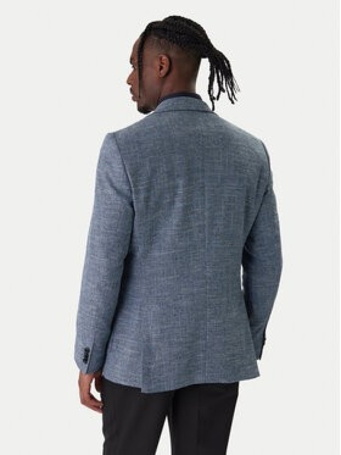 BOSS Marynarka H-Hutson 50556910 Granatowy Regular Fit