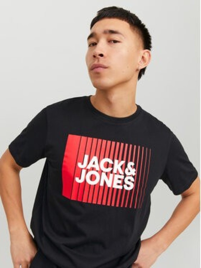 Jack & Jones T-Shirt Corp 12233999 Czarny Standard Fit