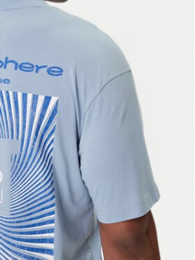 HUGO T-Shirt Nedix 50543483 Błękitny Regular Fit