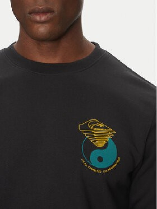 Quiksilver Bluza EQYFT05055 Czarny Regular Fit