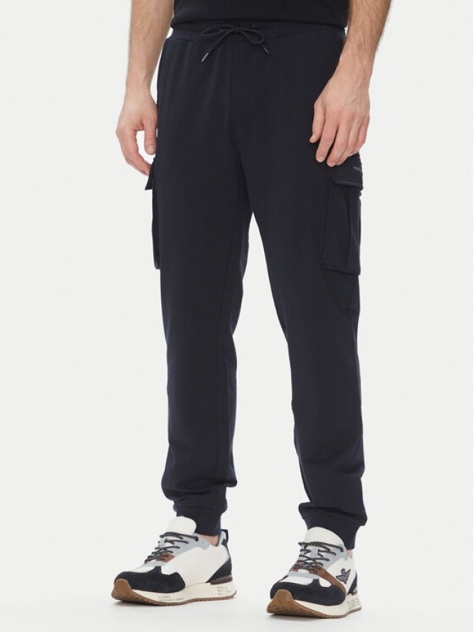 Aeronautica Militare Spodnie dresowe 251PF860F459 Granatowy Regular Fit