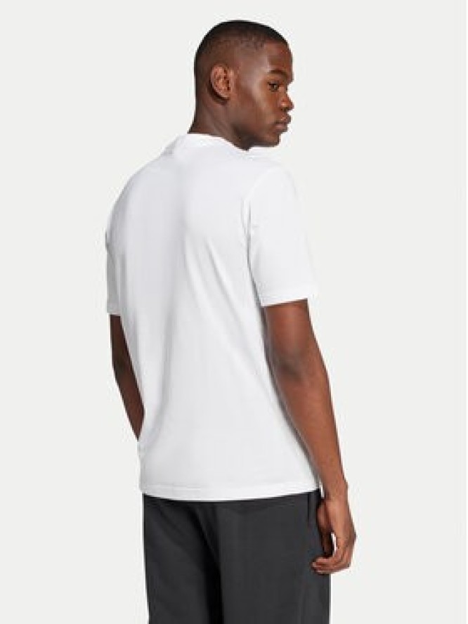 adidas T-Shirt Essentials Big Logo JE8943 Biały Regular Fit