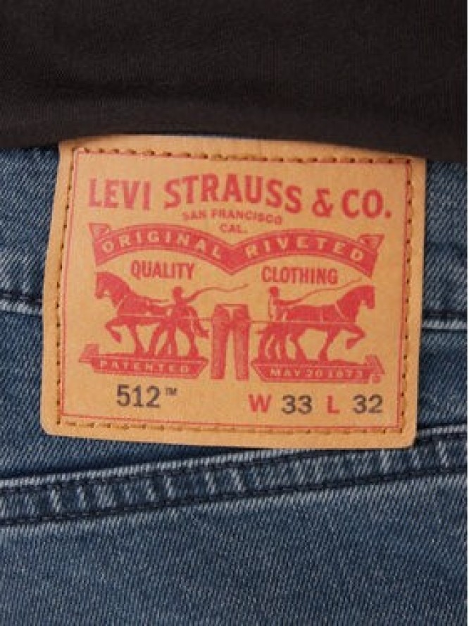 Levi's® Jeansy 512™ 28833-1193 Granatowy Slim Taper Fit