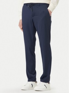Guess Chinosy M5BB75 WHHO2 Granatowy Slim Fit