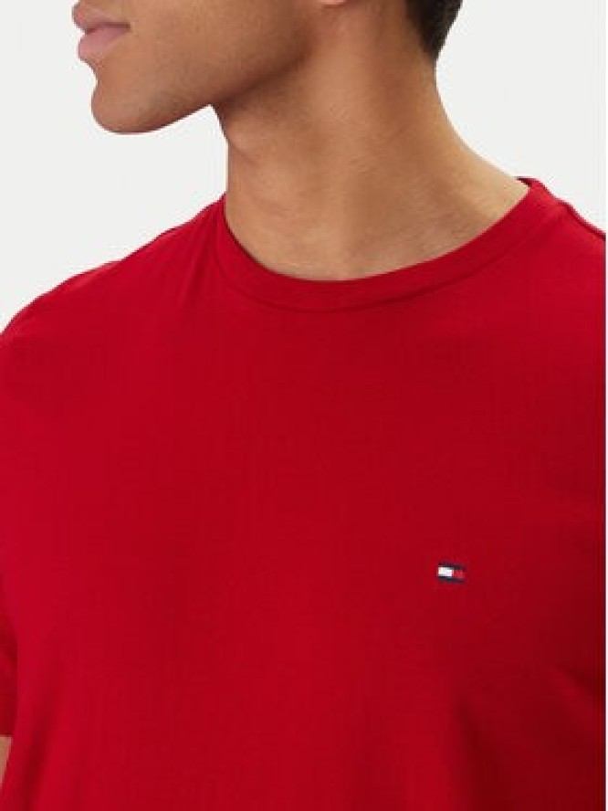 Tommy Hilfiger T-Shirt Ess Seasonal MW0MW39995 Czerwony Regular Fit