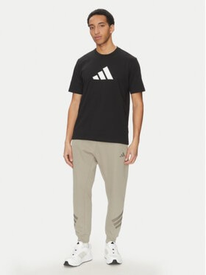 adidas T-Shirt Future Icons 3 Bar Logo JI8770 Czarny Regular Fit