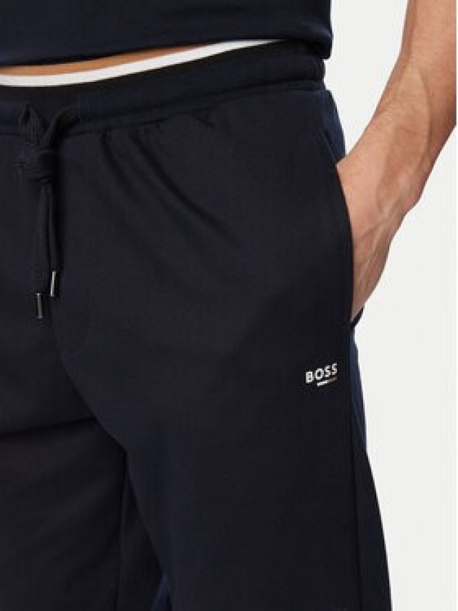 BOSS Spodnie dresowe Iconic 50554830 Granatowy Regular Fit