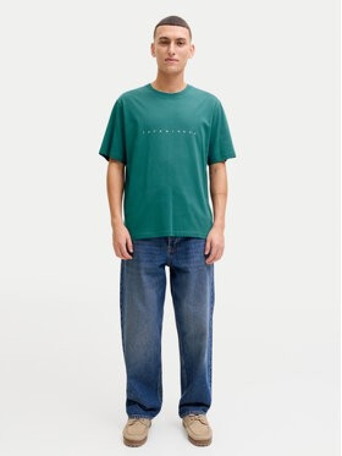 Jack & Jones T-Shirt Star 12234746 Zielony Regular Fit