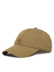Tommy Hilfiger Czapka z daszkiem Th Flag Soft 6 Panel Cap AM0AM14099 Khaki