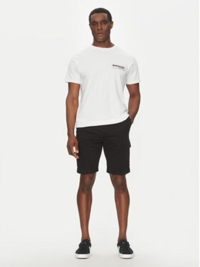 Quiksilver T-Shirt EQYZT08095 Biały Regular Fit