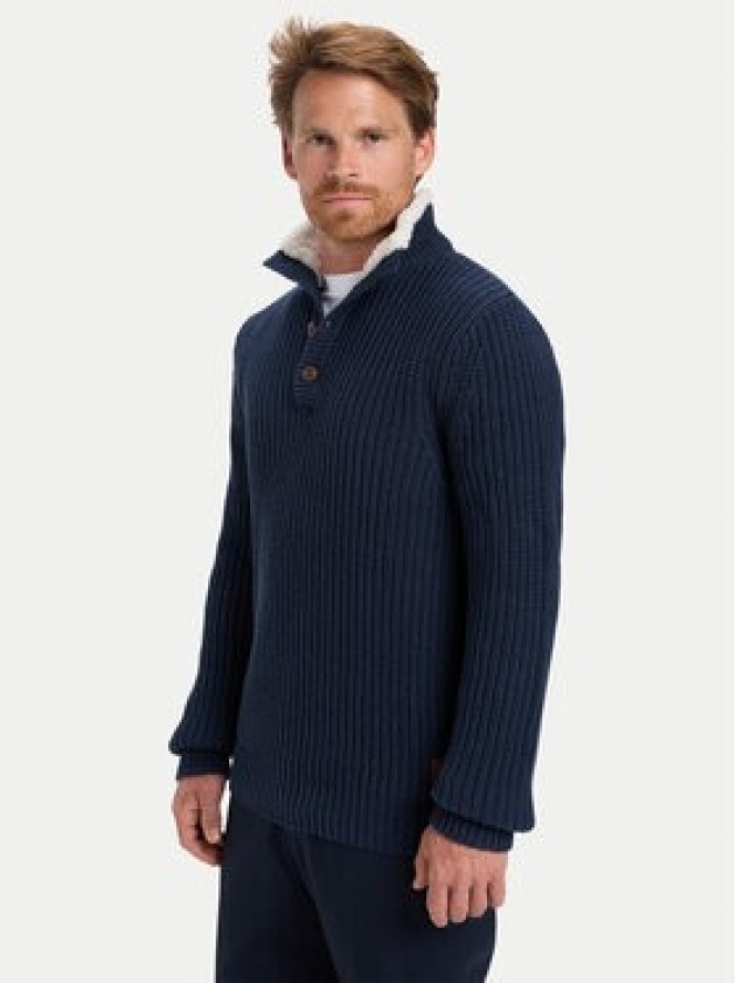 Quiksilver Sweter Boulevard EQYSW03328 Granatowy Regular Fit