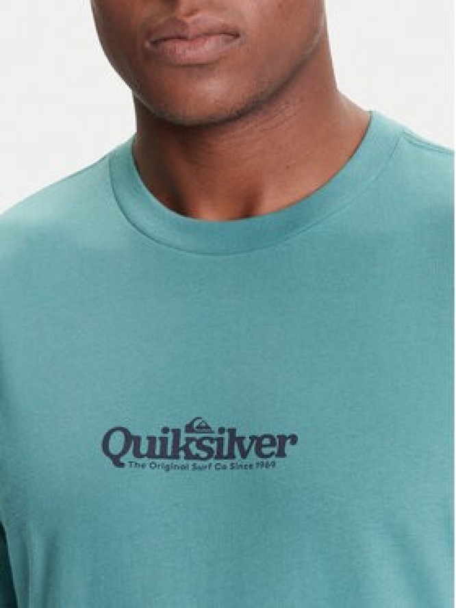 Quiksilver T-Shirt EQYZT08174 Zielony Regular Fit