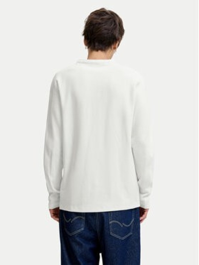 Jack & Jones Longsleeve Blutyrell 12266583 Biały Regular Fit
