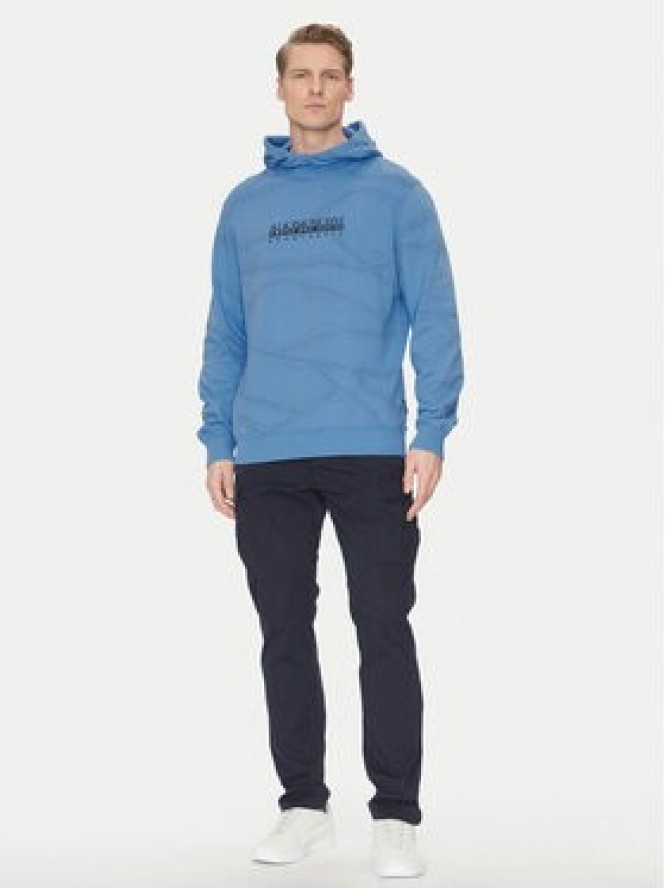 Napapijri Bluza Cellini NP0A4ILR Niebieski Relaxed Fit