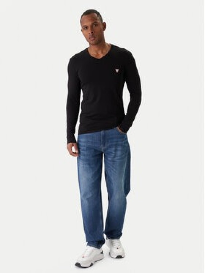 Guess Longsleeve M2YI08 J1314 Czarny Slim Fit