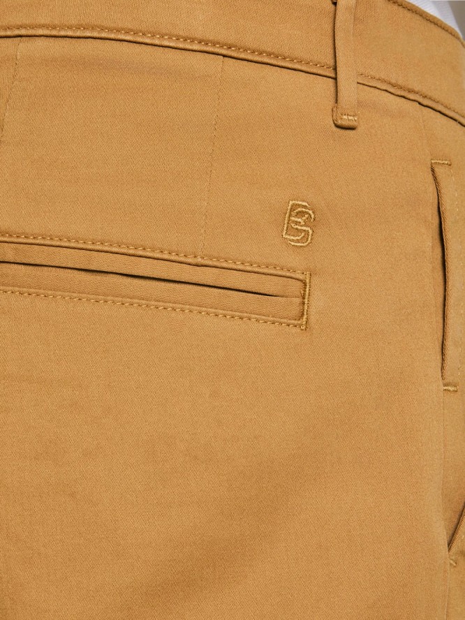 Spodnie męskie chinosy jasnobrązowe Trevor 802