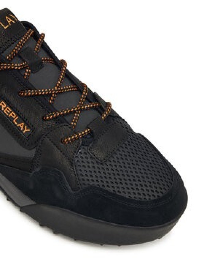 REPLAY Sneakersy Field M Sc GMSG9 .000.C0001L Czarny