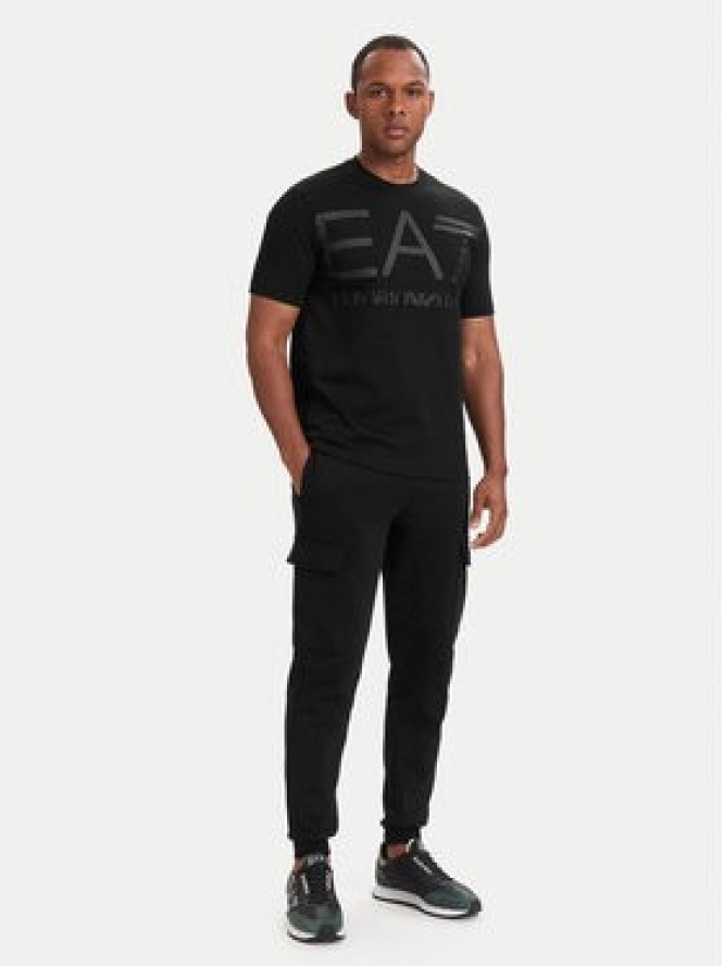 EA7 Emporio Armani T-Shirt 7M002200 AF27188 MC334 Czarny Regular Fit