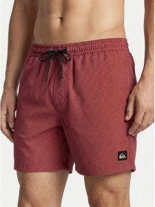 Quiksilver Szorty kąpielowe Everyday Deluxe EQYJV04101 Czerwony Regular Fit